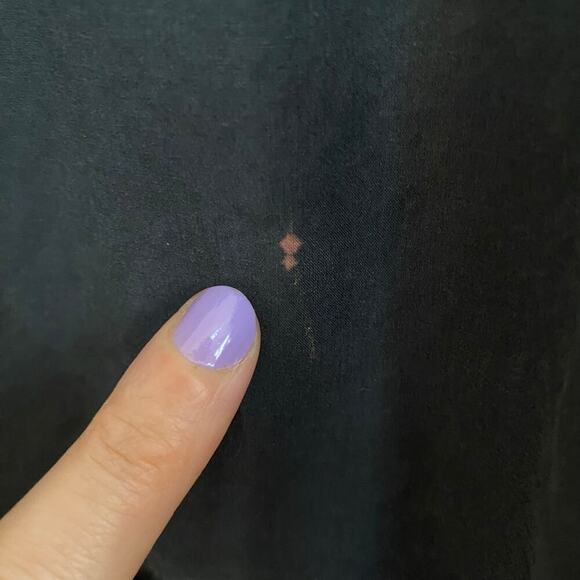 Rails Rumi Smocked Midi Dress Womens Size XL Black Ruffle Hem Cotton Tencel - Picture 8 of 8